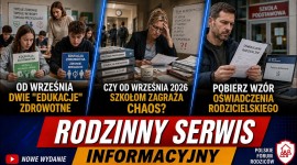  Od września dwie &bdquo;edukacje zdrowotne&rdquo;, ale rodzice będą mogli decydować
